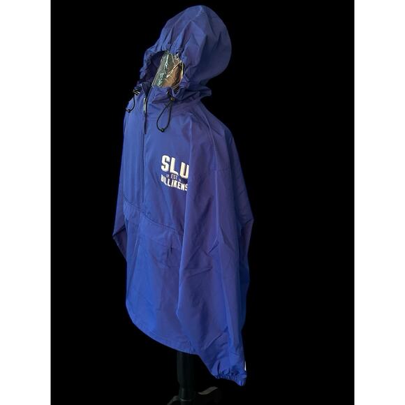 St. Louis Billikens NCAA 1/2 Zip Champion Pullover Windbreaker Hooded Size Small - Picture 3 of 7